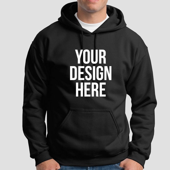 Personalised Embroidered Cross Neck Hoodie , Embroidered Hoodie. Any Logo  ,custom Order, Custom Hoodie , Chunky Cross Neck Hoodie -  Ireland