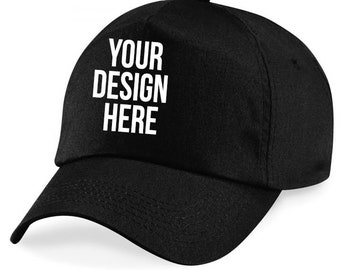Custom 5 Panel Cotton Cap, Personalized Design, Workwear