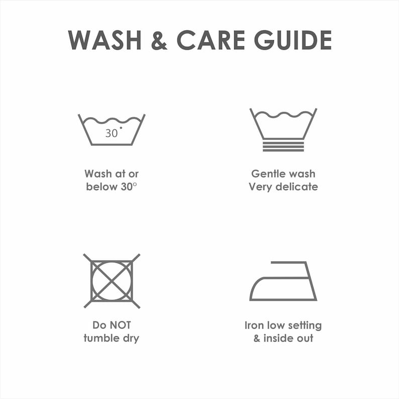 wash and care guide for washing clothes