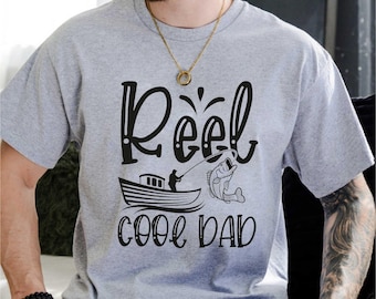Reel Cool Dad T-Shirt – Fishing Father's Day Gift