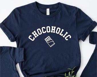 Chocoholic T-Shirt, lustiges Schokoladen-Liebhaber-T-Shirt