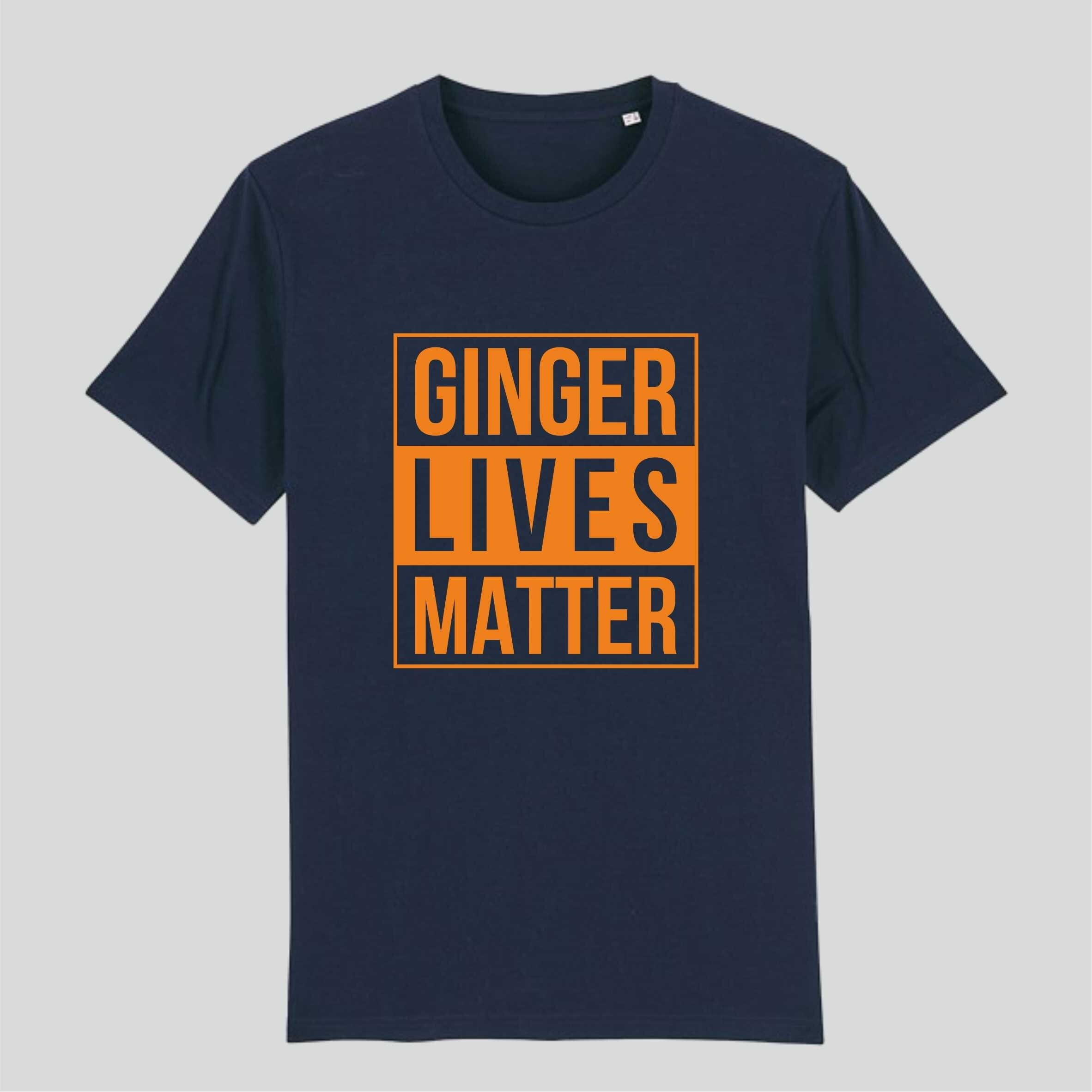 Ginger Lives Matter Unisex T-shirt, Adult & Kids Fun Comedy tee shirt, Funny Ginger People Joke, Novelty Gift