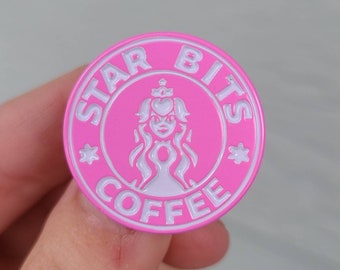 Princess Peach Starbits (Starbucks) Enamel Pin / Super Mario Bros