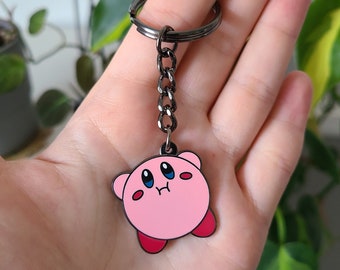 Puffy Kirby Keychain