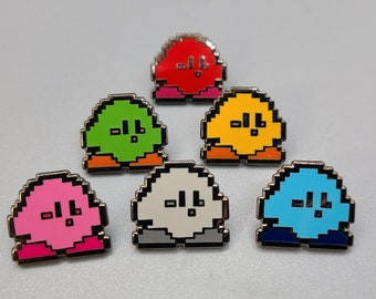 Sprite Kirby Enamel Pin Set (Hard Enamel)