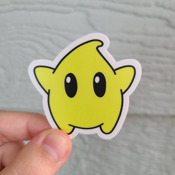 Luma (Mario) Sticker / Super Mario Galaxy Sticker / Star Sticker