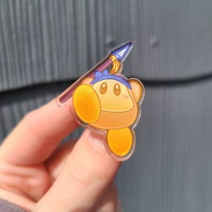 Waddledee Acrylic Pin - Kirby and the forgotten land!