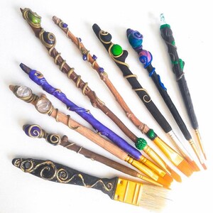 Personalized Paintbrushes for Artist, Custom Brush Set, Wooden Paintbrushes, Art and Painting, PERSONALISED Brushes