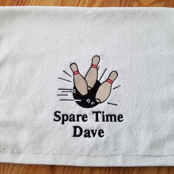 Custom Bowling Towel Etsy