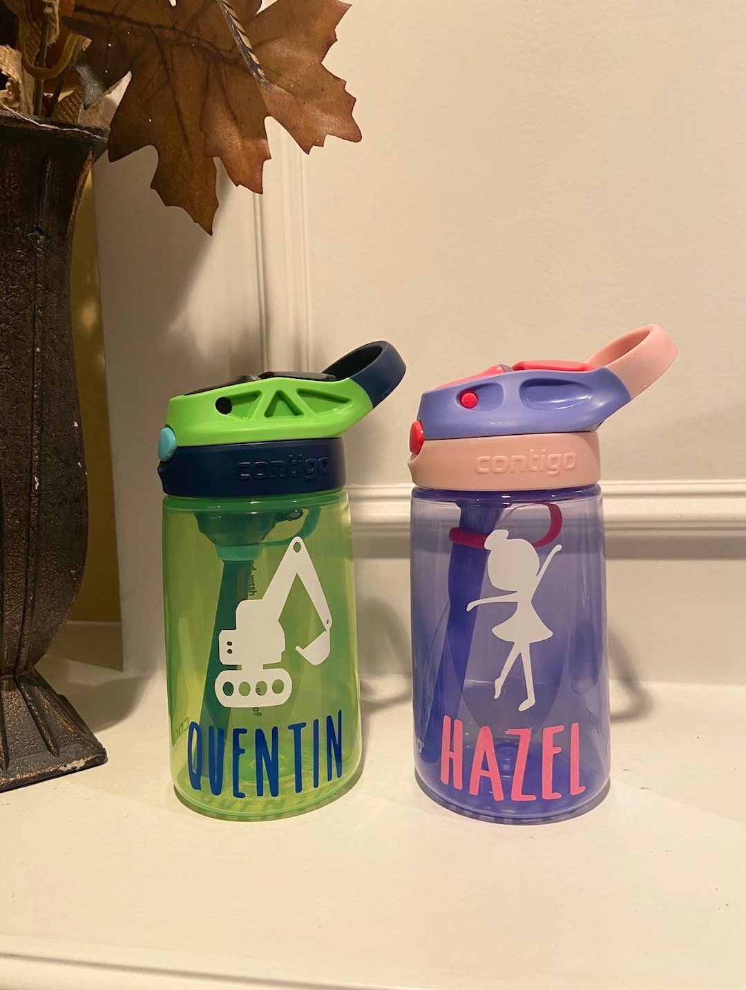 Personalized Contigo Water Bottles With Design Etsy