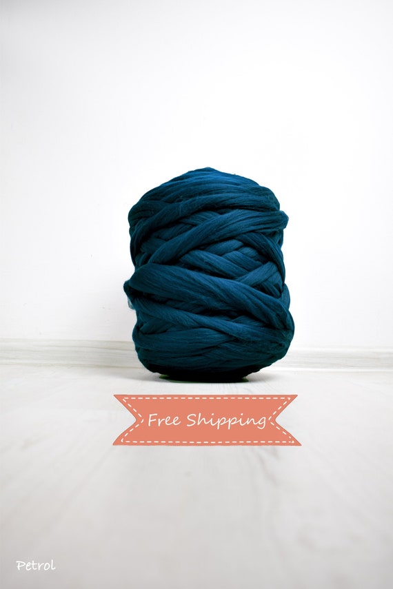 Merino wool yarn Jumbo wool 2 lbs1 kg Super chunky yarn Dyed Arm knitting Pure merino Big knit Wool roving Chunky yarn Giant wool