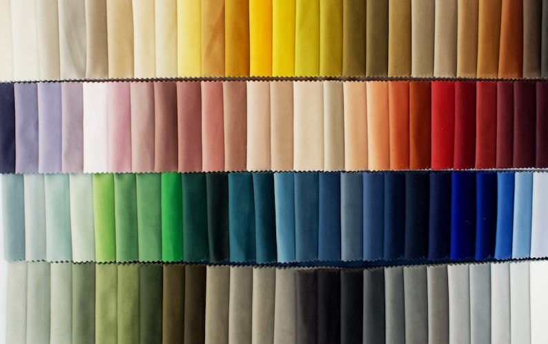 Samtvorhänge, 100 Farben, benutzerdefinierte Vorhänge, extralange Vorhänge für Wohn und Schlafzimmer, Samtvorhang, Valentinstagsgeschenk Bild 1