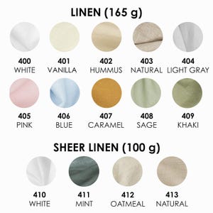 Linen samples