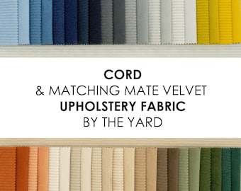 Cord upholstery fabric, Corduroy upholstery fabric by the yard for furniture like sofa, couch or armchair