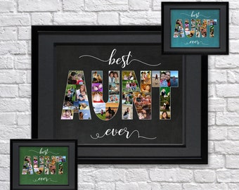 Custom Aunt Photo Collage, Mother's Day Gift