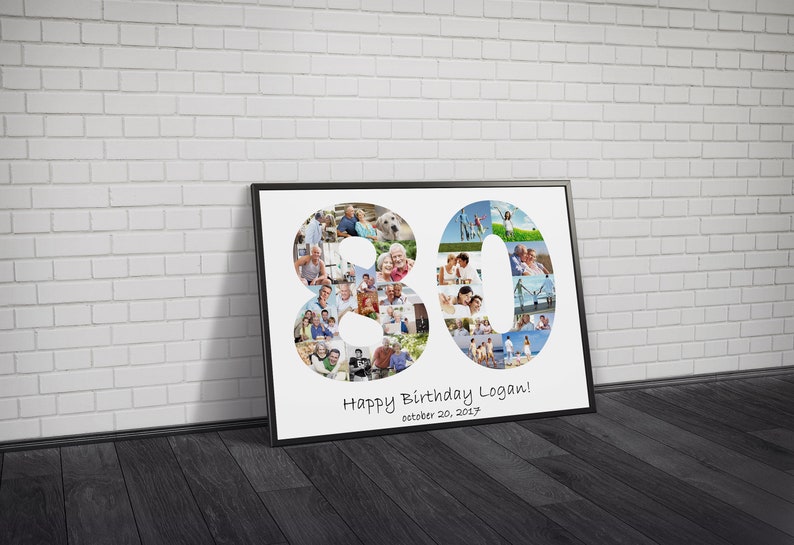 80. Geburtstag Geschenk 80. Geburtstag Dekorationen Große