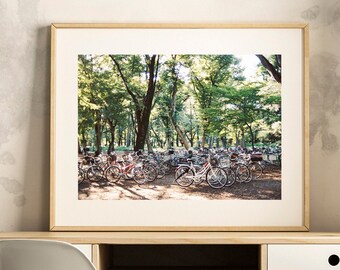 Tokyo Japan Bicycles Print | Original Fine Art Photo