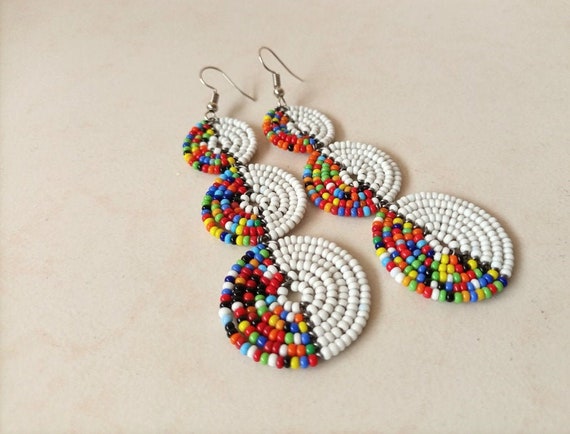 Beaded earrings for sale sale