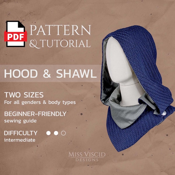 Hooded Cowl Pattern - Etsy