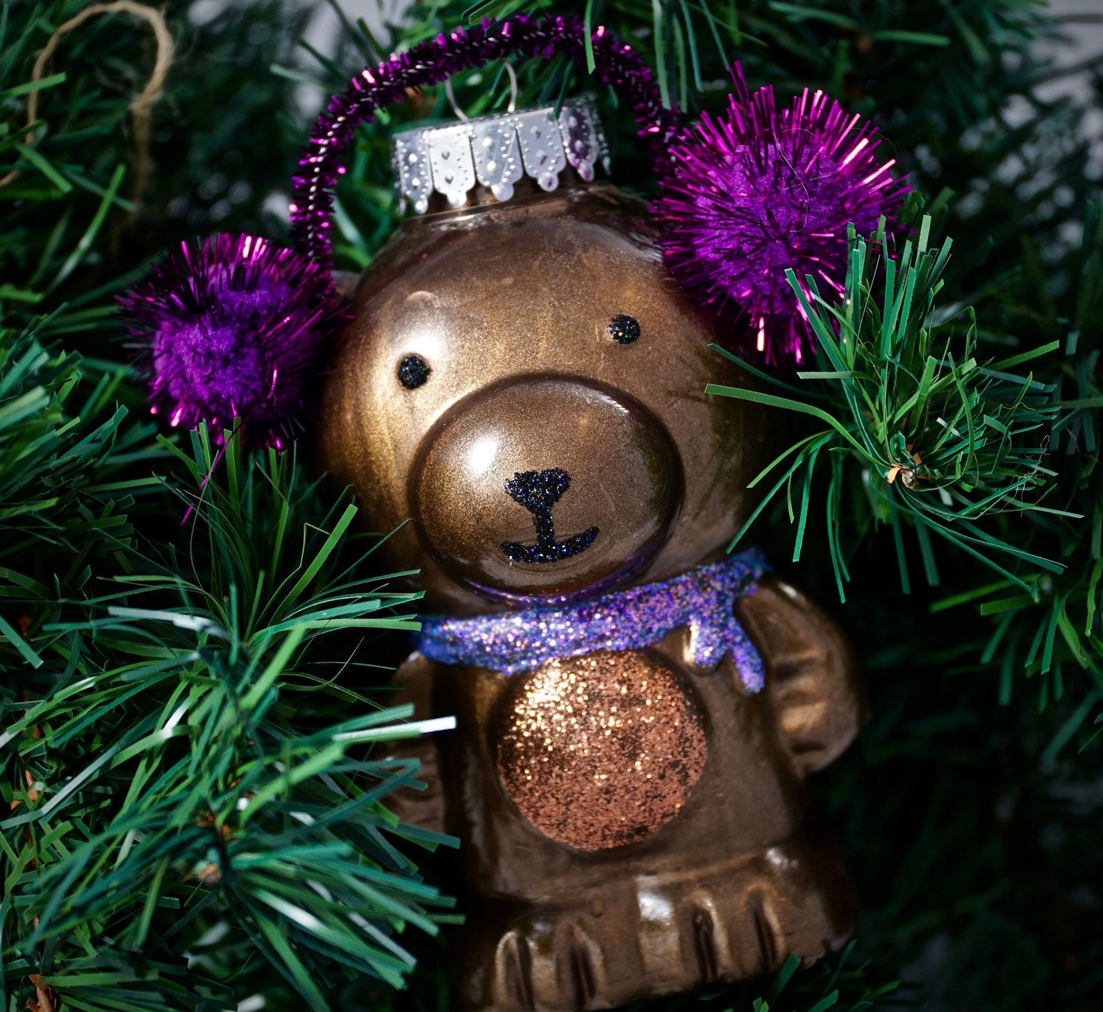 Teddy Bear Ornamentteddy Bearchristmas Ornamentkid's Etsy UK