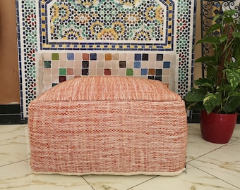 Moroccan floor pouf pillows Beni Ourain pouf  lilim pouf , floor pillows , stuffed floor pouf