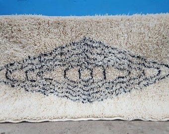Beni Ourain hecho a mano marroquí 100% alfombra de lana 5 / 3 Fet
