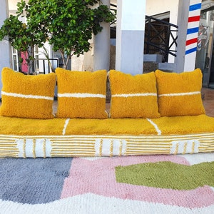 Moroccan Floor sofa , Moroccan floor couch , Sectional Sofa ,Floor Cushions, floor pillows ,Arabic Sofa , floor pouf