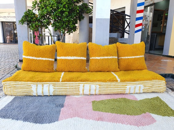 Moroccan Floor sofa  , Moroccan floor couch , Sectional Sofa   ,Floor Cushions, floor pillows ,Arabic Sofa ,   floor pouf