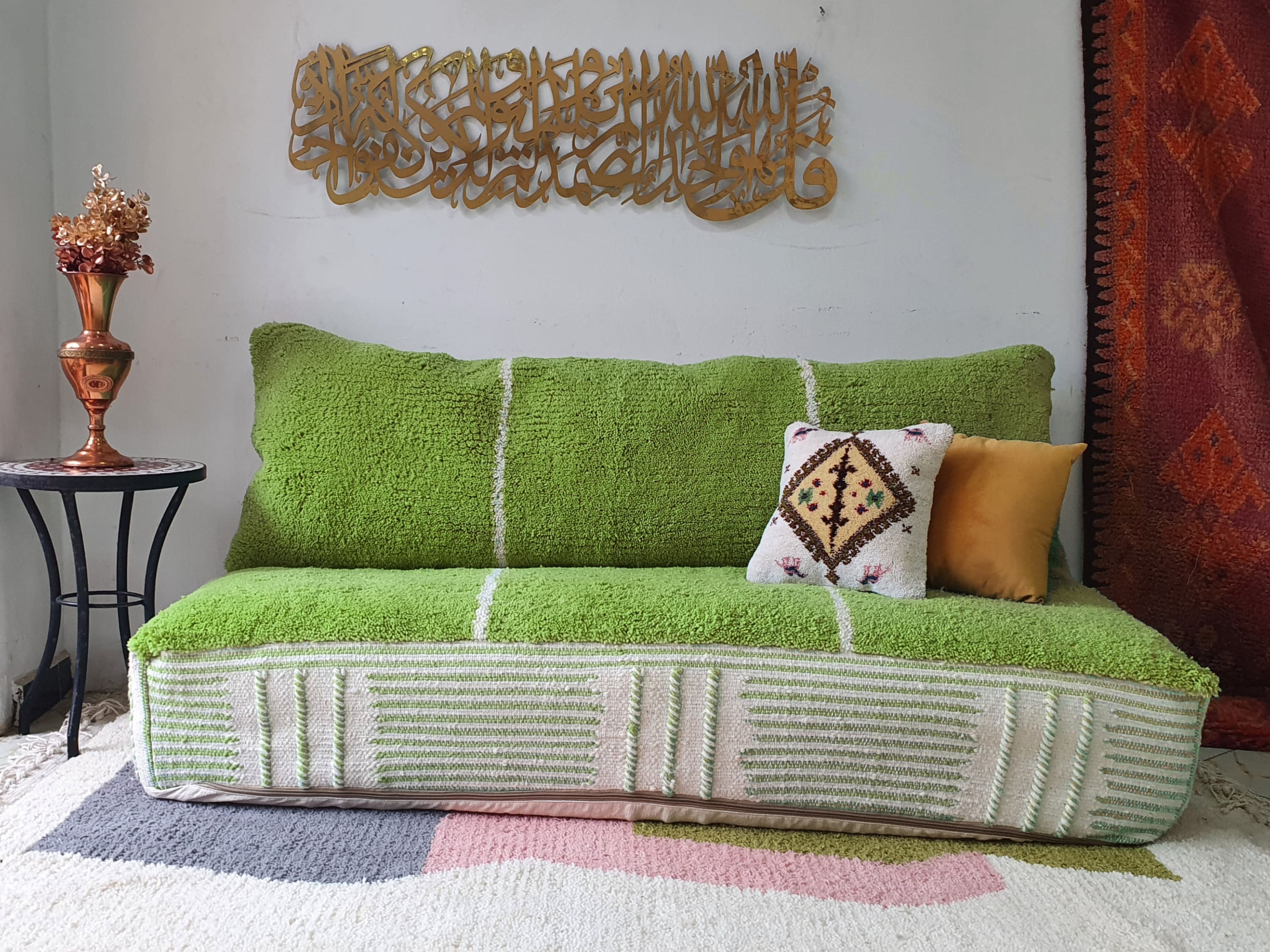 モロッコフロアソファカバー、モロッコフロアプーフ、フロアソファ枕