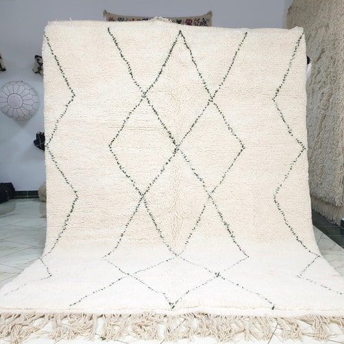 Beni Ourain Rug Moroccan Rug Handmade 100 Wool Rug Boheme Rug Etsy