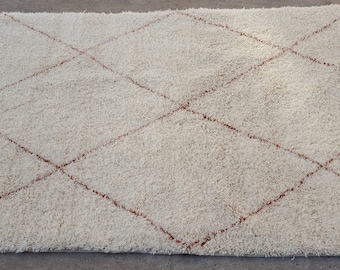 Moroccan rug Beni Ourain rug handmade 100% wool rug , area rugs ,  azilal rug , carpet , floor rugs ,promo