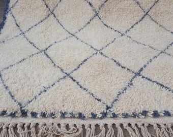 Beni Ourain handmade Moroccan 100% wool rug