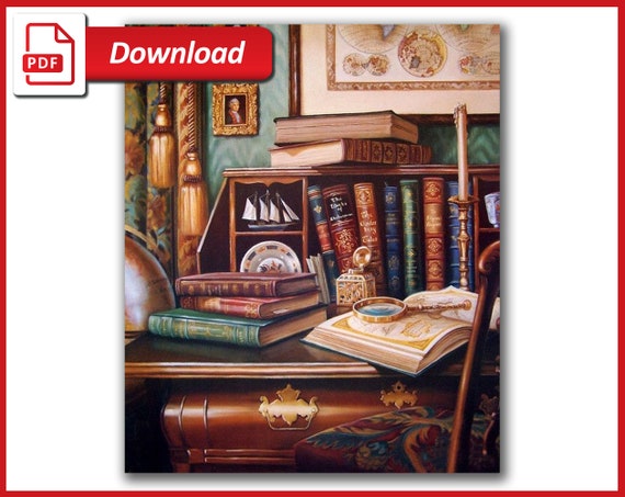 Cross Stitch Books Counted Cross Stitch Pattern Cross Etsy