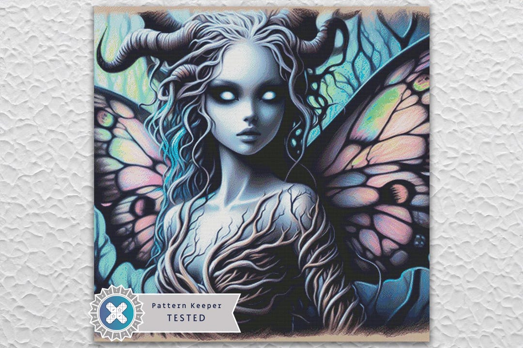 Fantasy Nymph Full Coverage Counted Cross Stitch Pattern Digital PDF ...