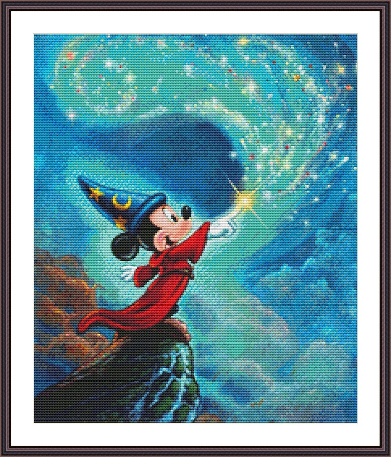 Disney Cross Stitch Pattern Mickey Mouse Cross Stitch PDF Etsy