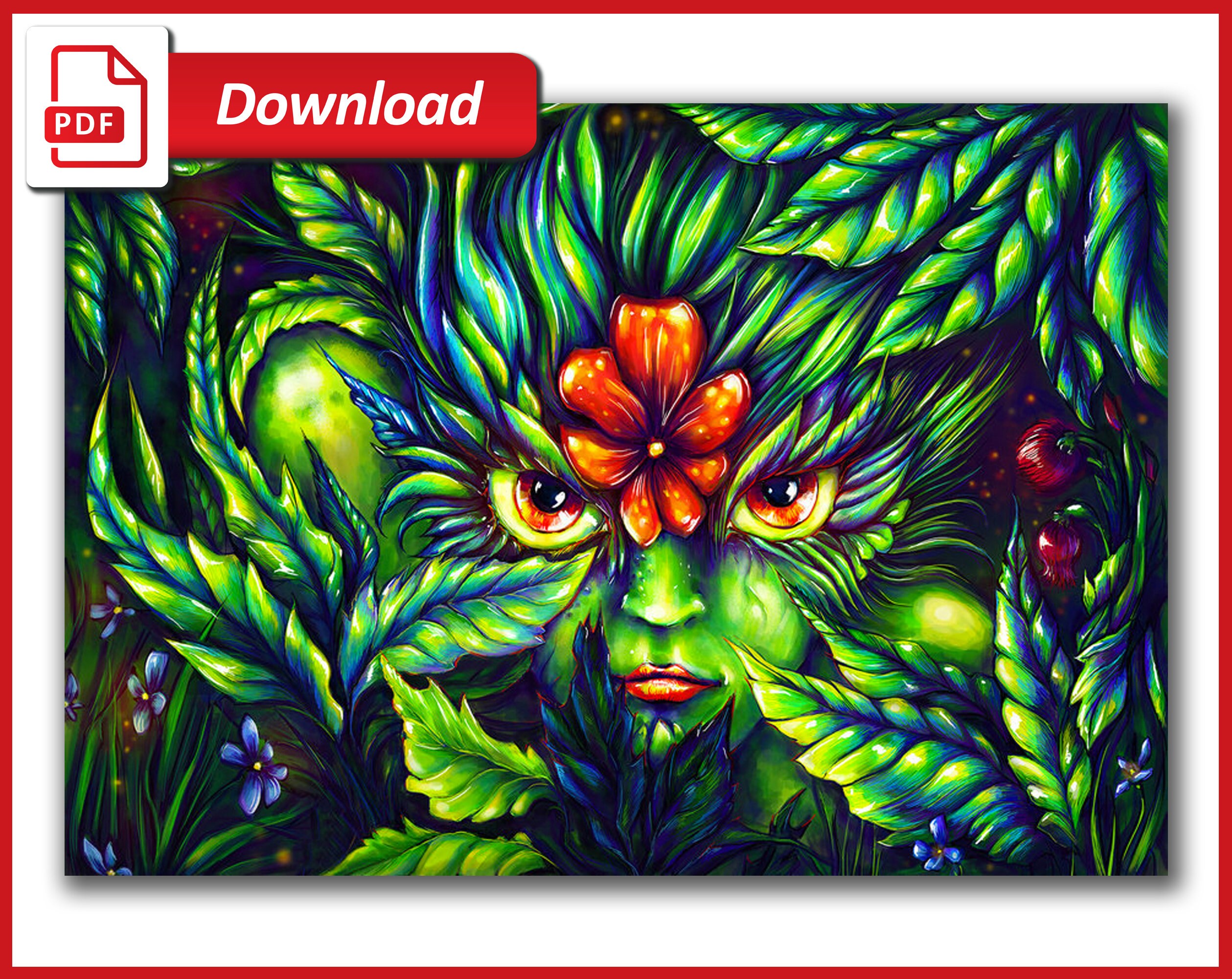 Fantasy Cross Stitch Large Cross Stitch Chart Counted Etsy