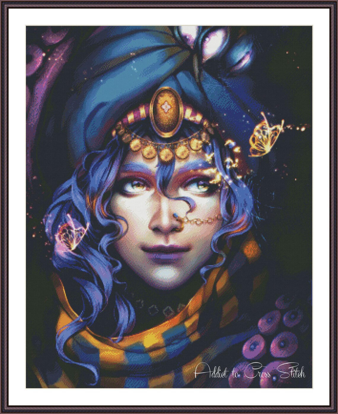 Counted Cross Stitch Pattern Cross Stitch Fantasy Large Etsy