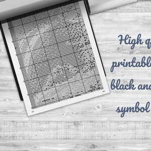 Bookshelf and Plants Full Coverage Counted Cross Stitch Pattern Digital ...