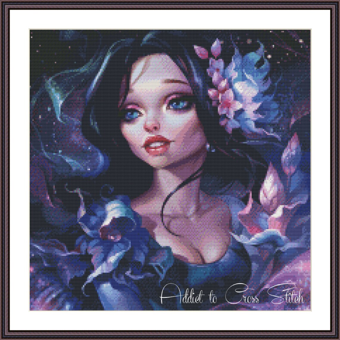 Large Cross Stitch Chart Cross Stitch Pattern Fantasy Etsy