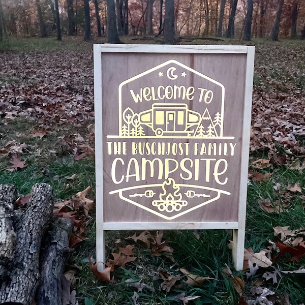 Personalized Camping Signs - Etsy