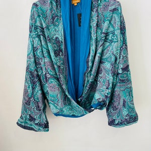 Silk wrap kimono 6