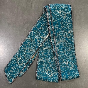 Reversible printed silk sash 8