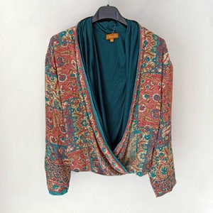 Silk wrap kimono 4