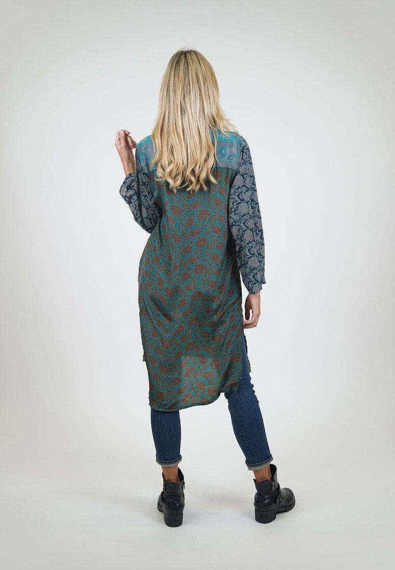 Silk tunic dress image 2