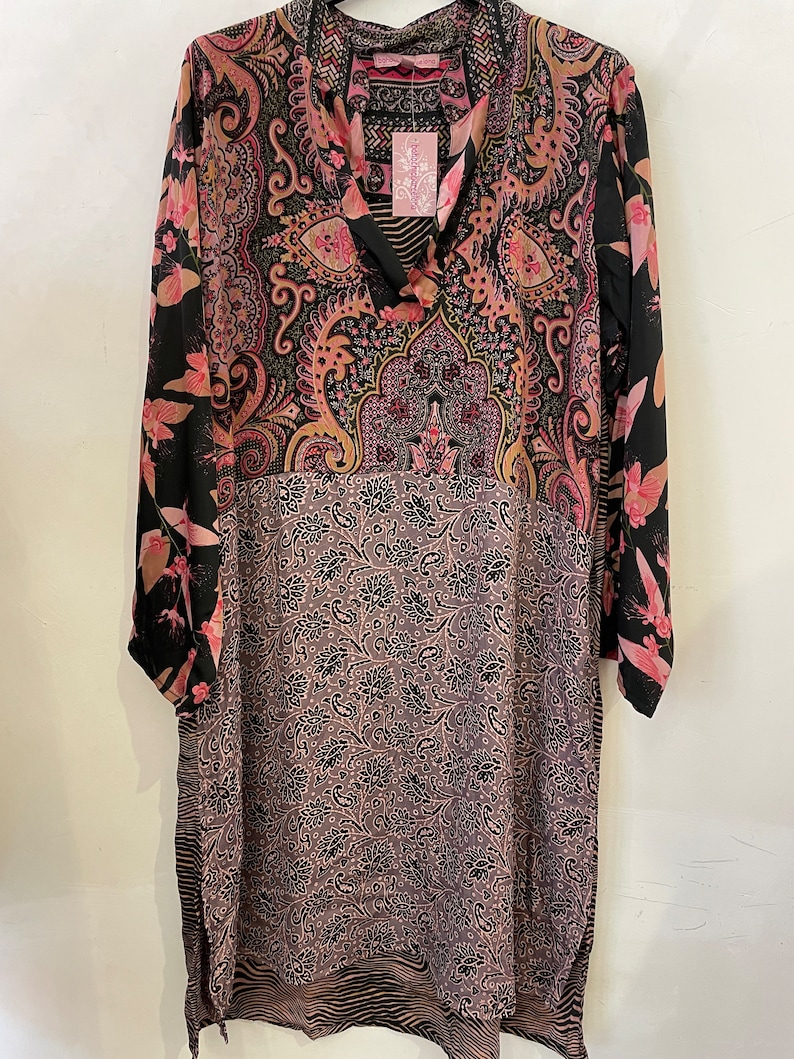 Silk tunic dress 2