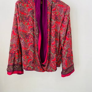 Silk wrap kimono 7