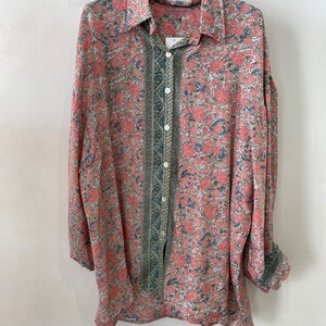 Oversized silk shirt 5