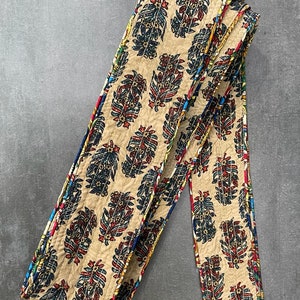 Reversible printed silk sash 5