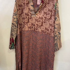 Silk tunic dress 3