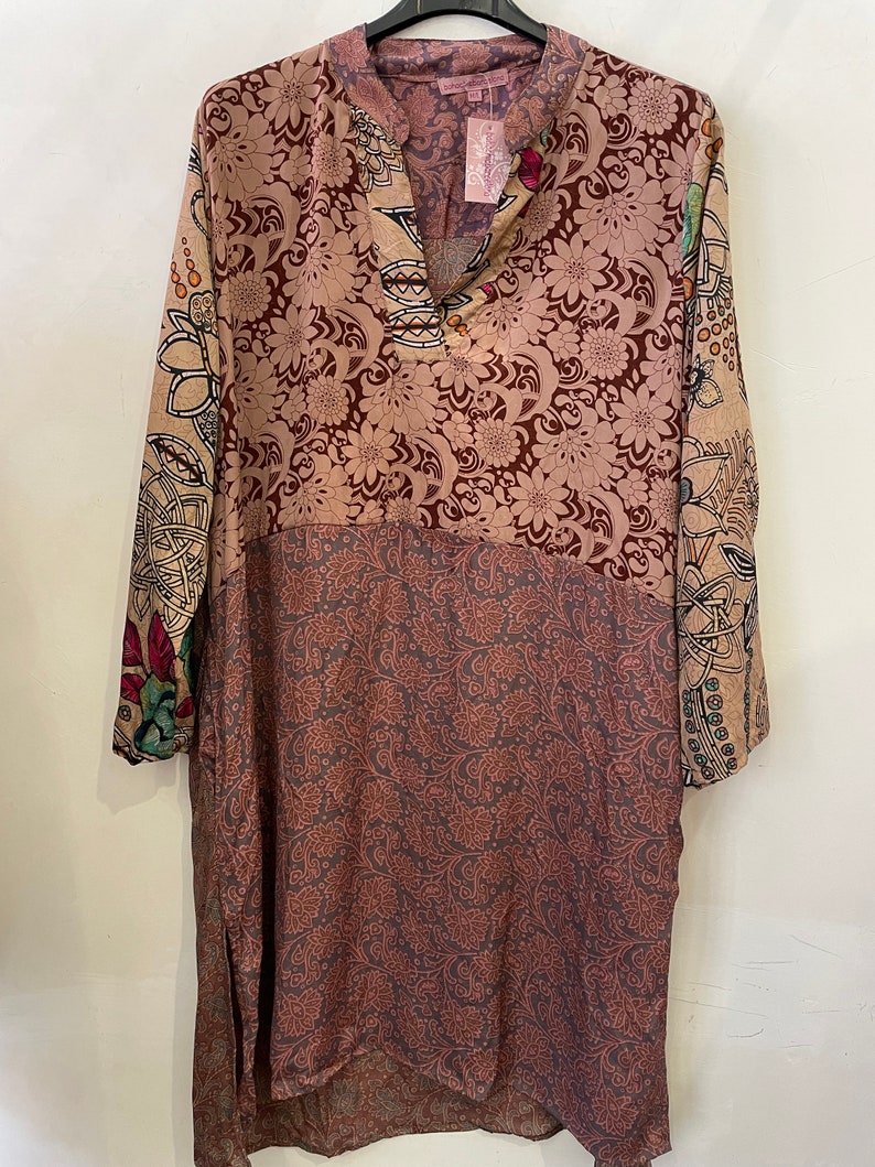 Silk tunic dress 3